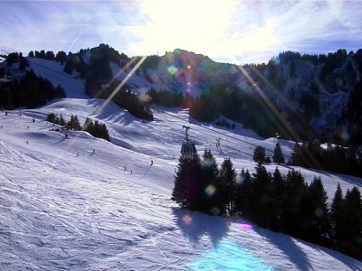 Skiing at Super Chatel